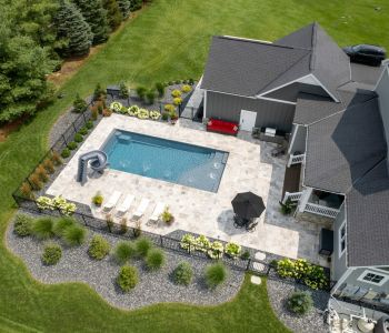 pool with waterfall feature