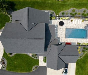 pool with tanning ledge