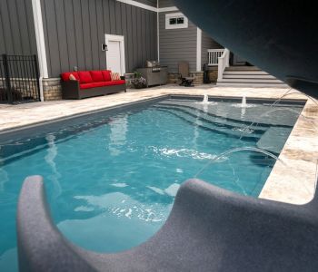 modern pool coping